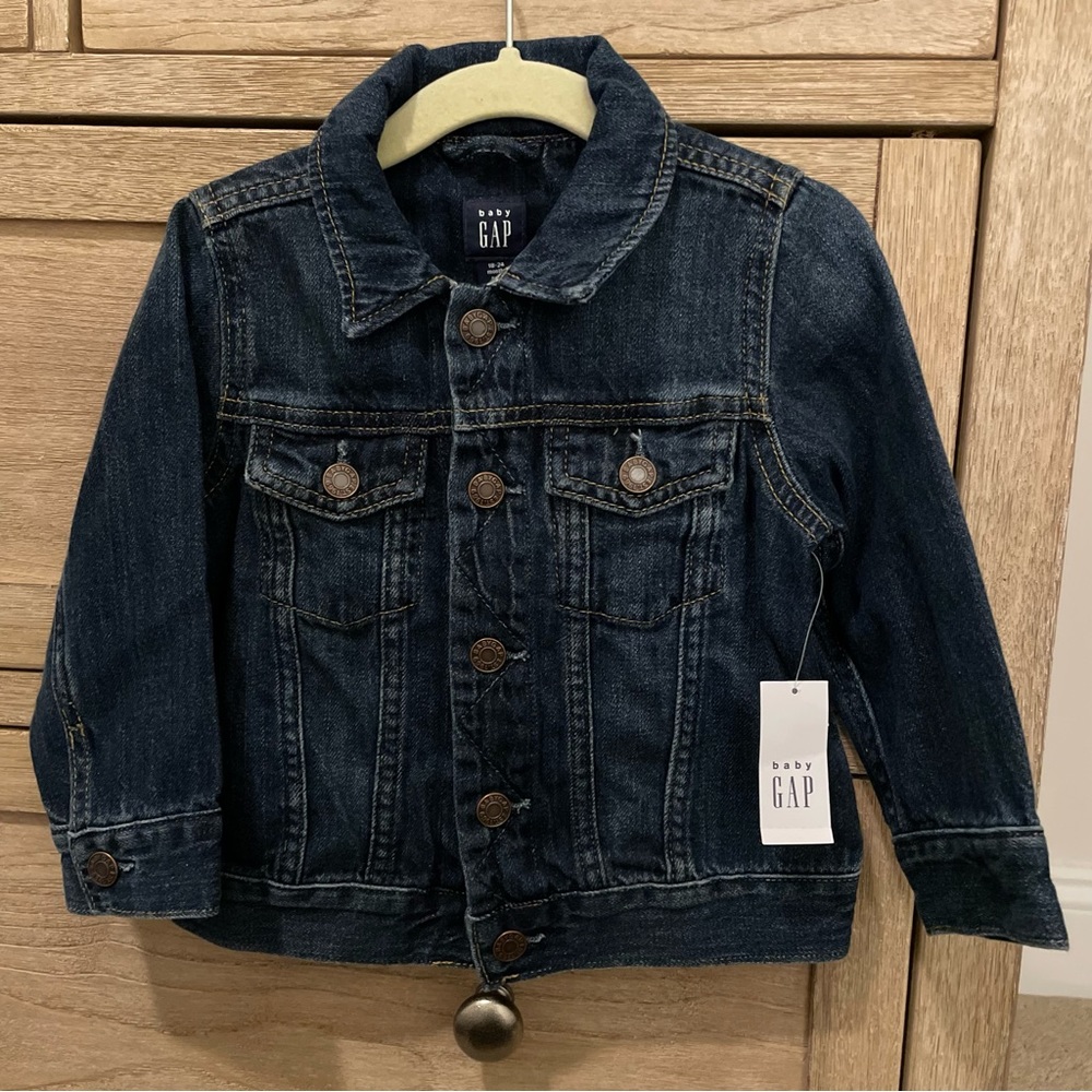 Baby 100% Organic Cotton Denim Jacket NWT
